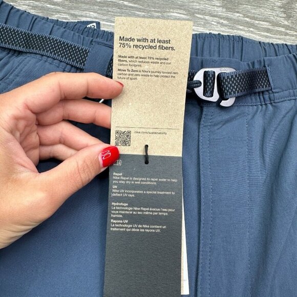 Nike ACG Repel Hiking Trail Pants Blue Size Medium M Straight Leg FN2450-437 New - Picture 7 of 16
